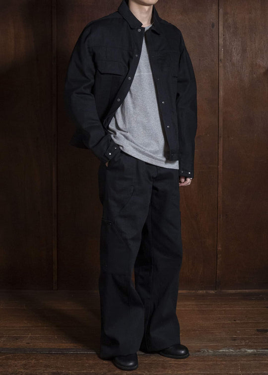 OPPOSE DUALITY OD3001TRS-26AW 8 Pocket Panel Wide Denim TRS Black