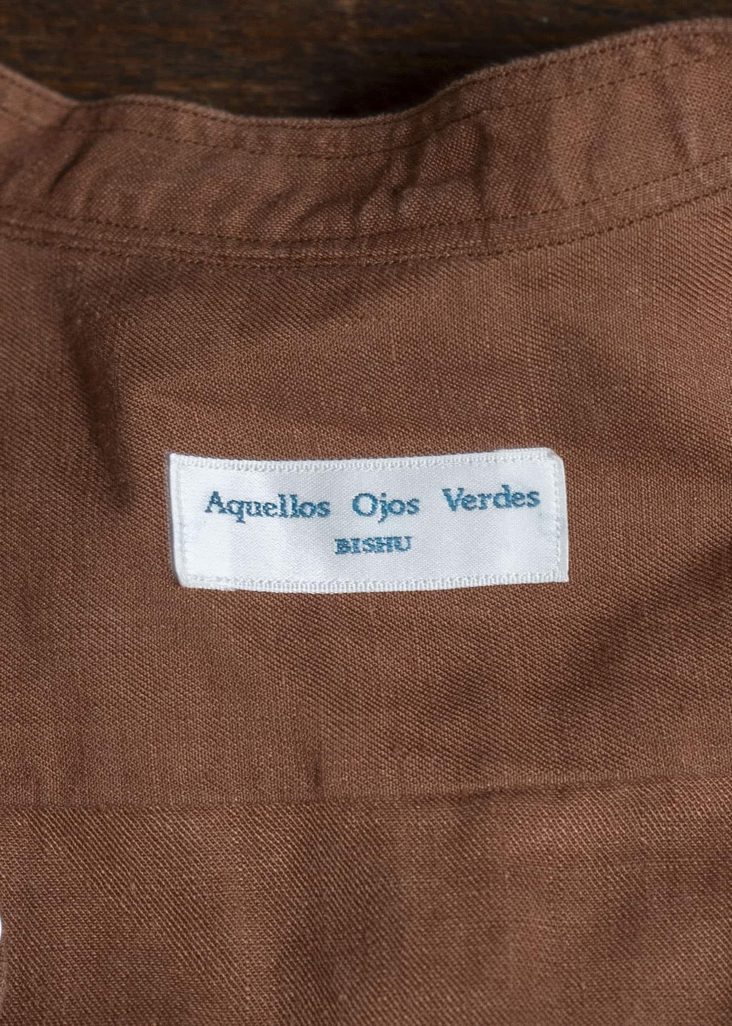 Aquellos Ojos Verdes BISHU KAKISHIBU LINEN SHIRT
