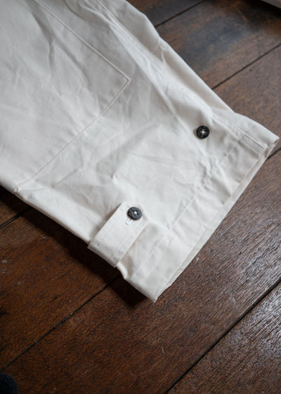 amachi. Double Knee Cargo Pants -Heavy Weight Off White AY00-6-5-Off White