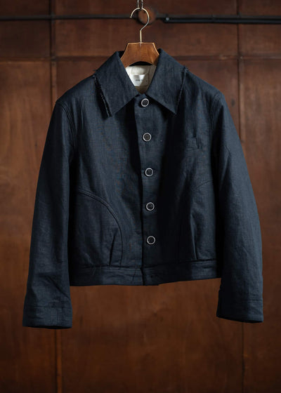 Peng Tai PTS25M10-2 Semi-Denim Jacket BLACK