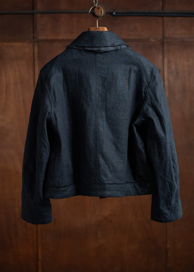 Peng Tai PTS25M10-2 Semi-Denim Jacket BLACK