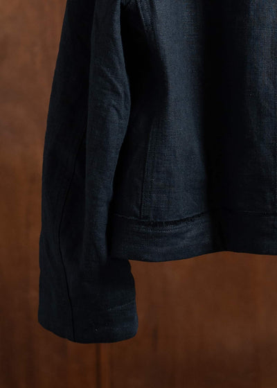 Peng Tai PTS25M10-2 Semi-Denim Jacket BLACK