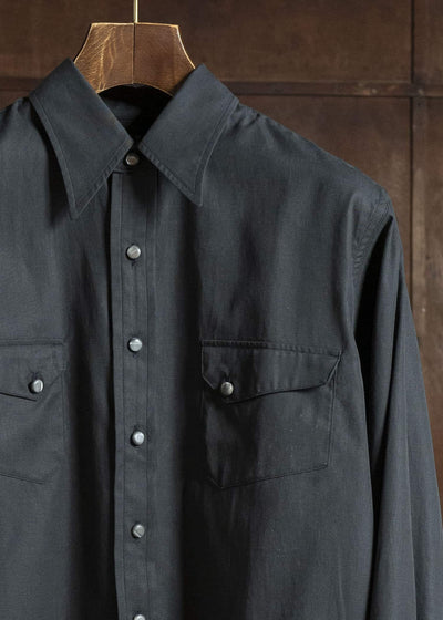 Taiga Takahashi Lot.118-Charcoal Cowboy Shirt Charcoal