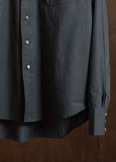 Taiga Takahashi Lot.118-Charcoal Cowboy Shirt Charcoal