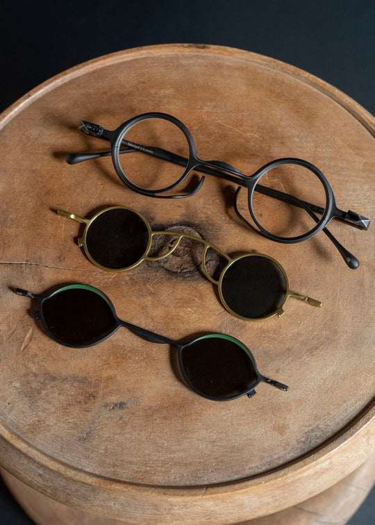 RIGARDS RG0105TI BOX SET ANTIQUE BLACK (FRAME) x BLACK + GREEN (CLIP) x DARK GRAY (LENS)ANTIQUE BLACK (FRAME) x BLACK + GREEN (CLIP) x DARK GRAY (LENS)