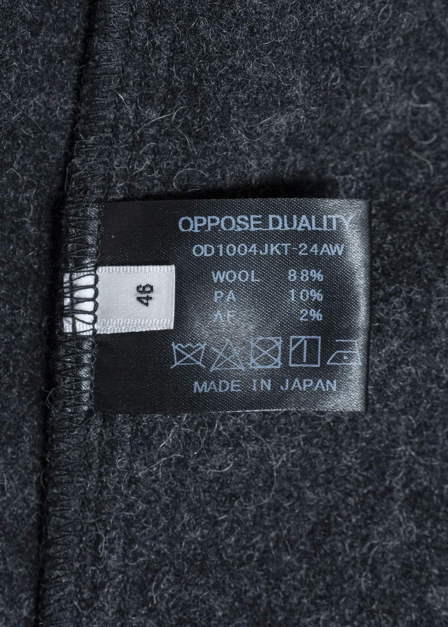 OPPOSE DUALITY 24AW WOOL JACKET