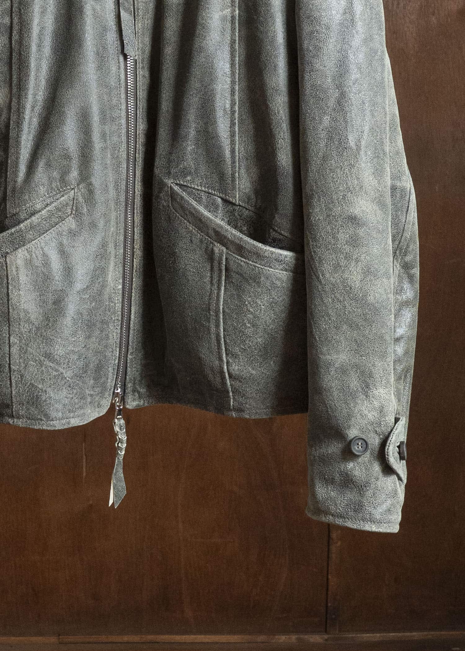 ZIGGY CHEN LEATHER BOMBER JACKET 0M2630401