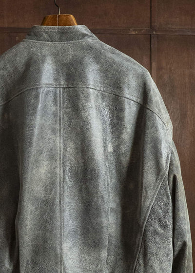 ZIGGY CHEN LEATHER BOMBER JACKET 0M2630401