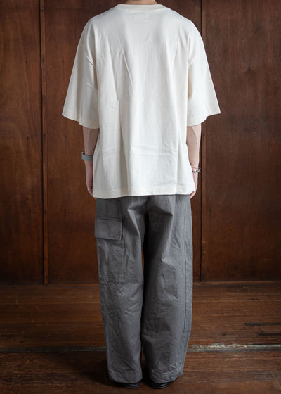 amachi. Double Knee Cargo Pants -Heavy Weight Stone Gray AY00-6-5-Stone Gray