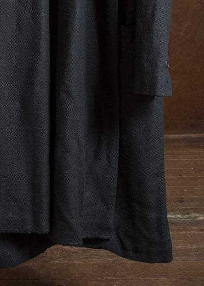 K’ANG OVERSIZE DETACHABLE SCARF LONG JACKET