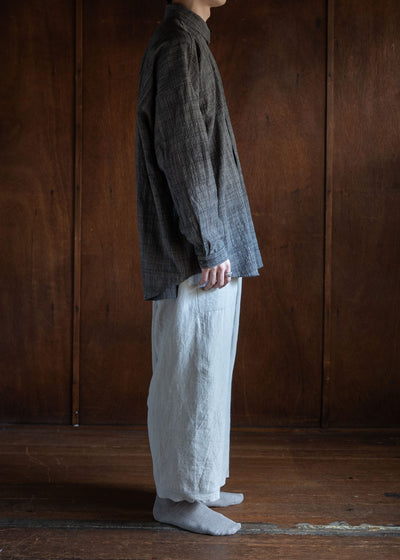 JAN-JAN VAN ESSCHE SHIRT#100 LOOSE DRESS SHIRTCOTTON CLOTH VINTAGE STRIPED