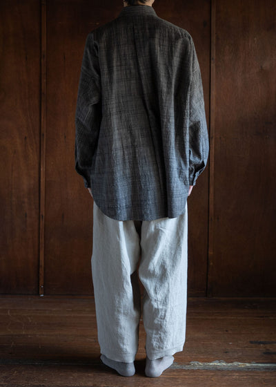 JAN-JAN VAN ESSCHE SHIRT#100 LOOSE DRESS SHIRTCOTTON CLOTH VINTAGE STRIPED