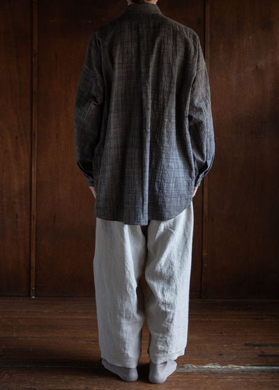 JAN-JAN VAN ESSCHE SHIRT#100 LOOSE DRESS SHIRTCOTTON CLOTH VINTAGE STRIPED