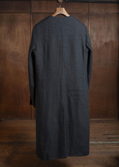 K’ANG OVERSIZE DETACHABLE SCARF LONG JACKET