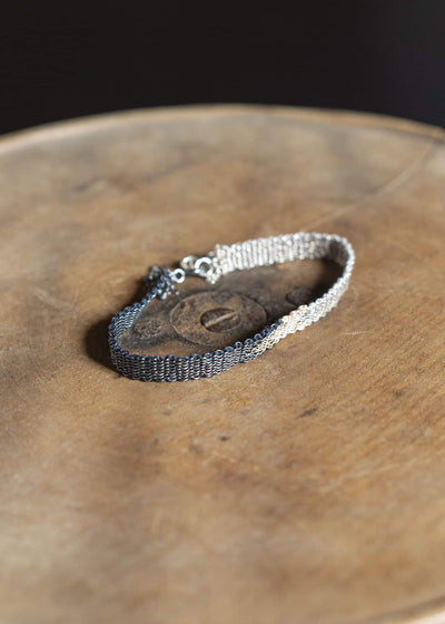 17 STEPHANIE SCHNEIDER SILVER CHAIN BRACELET