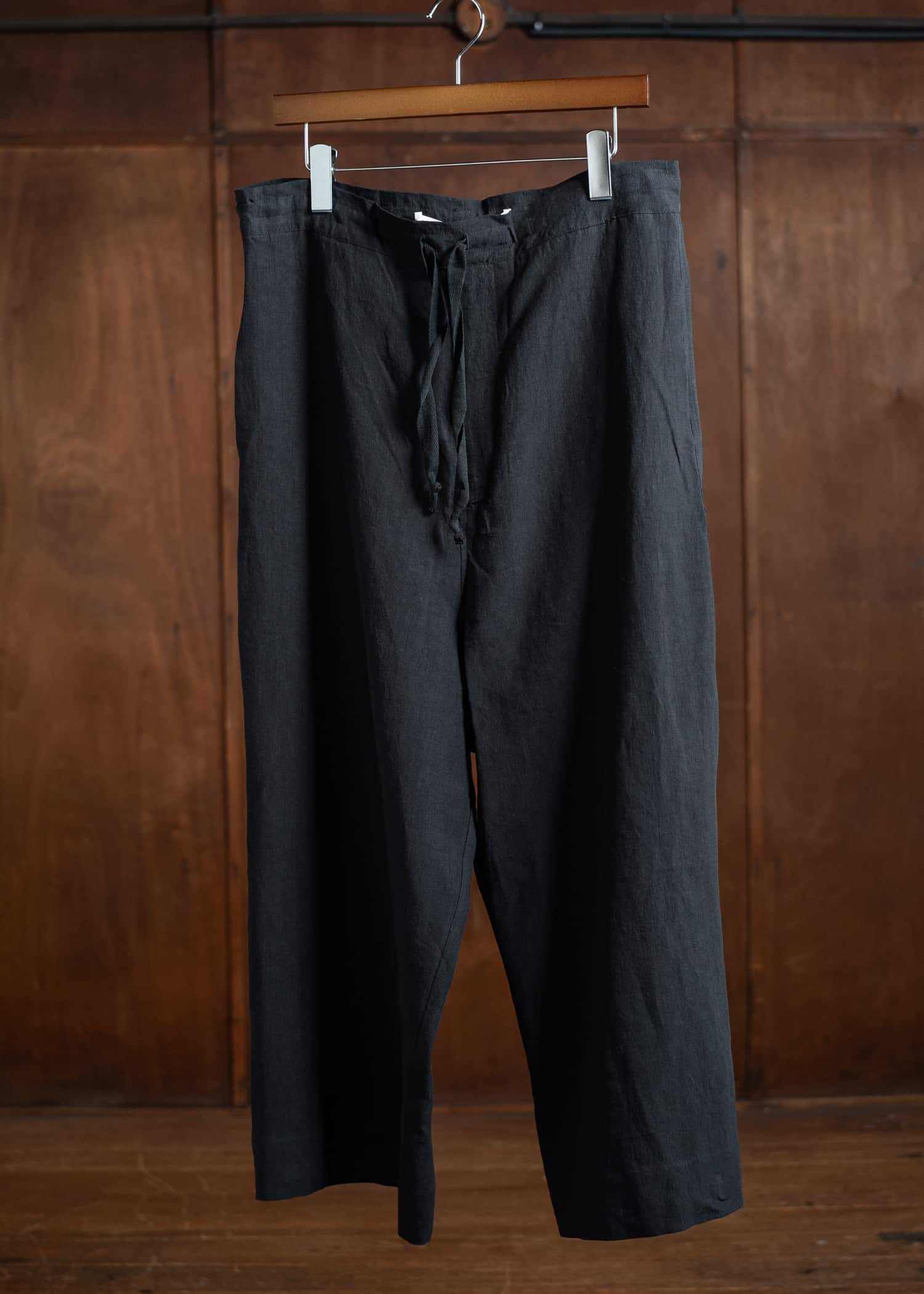 Peng Tai PTS25M12-2 Waist Drawstring Pants BLACK