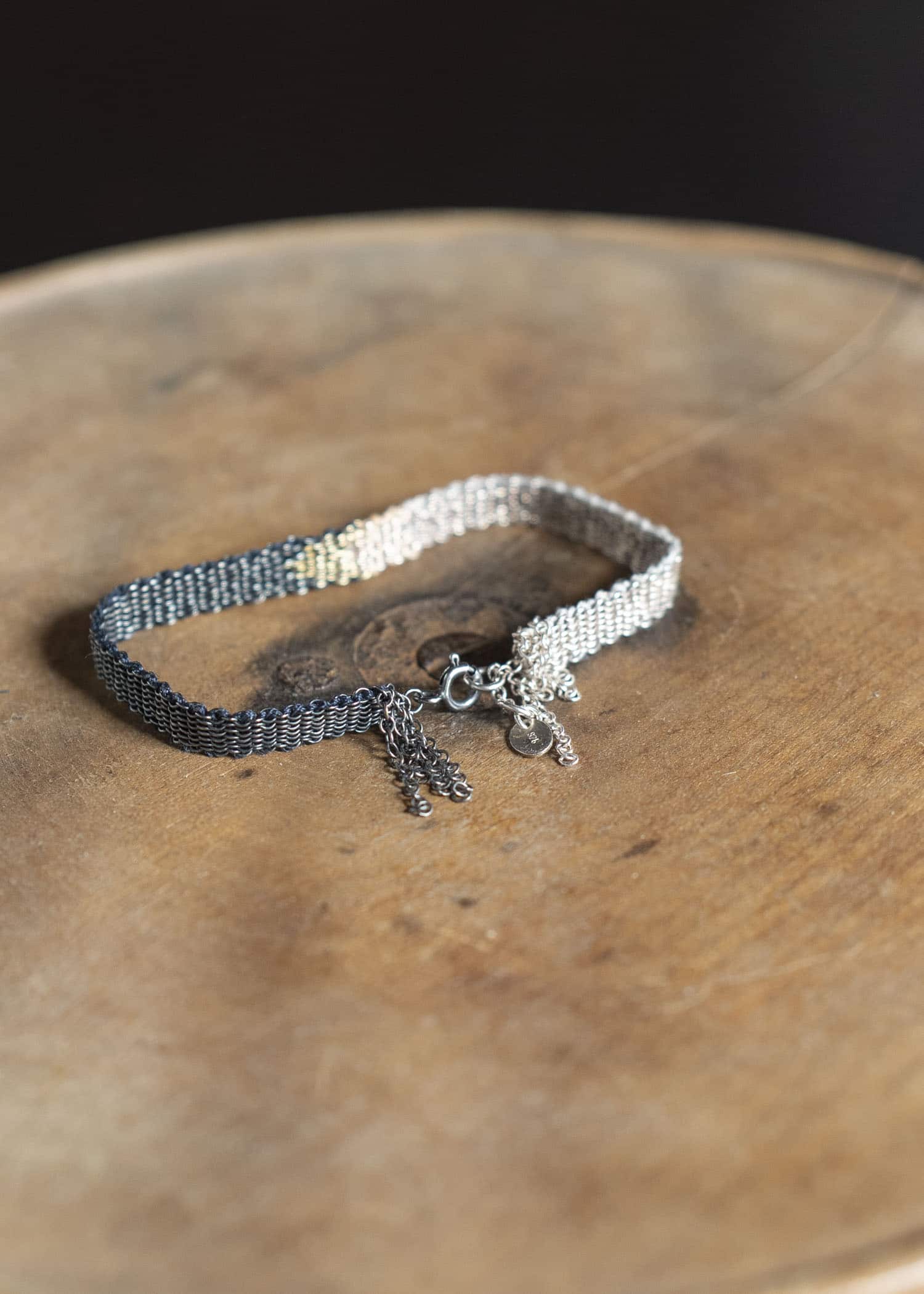 17 STEPHANIE SCHNEIDER SILVER CHAIN BRACELET