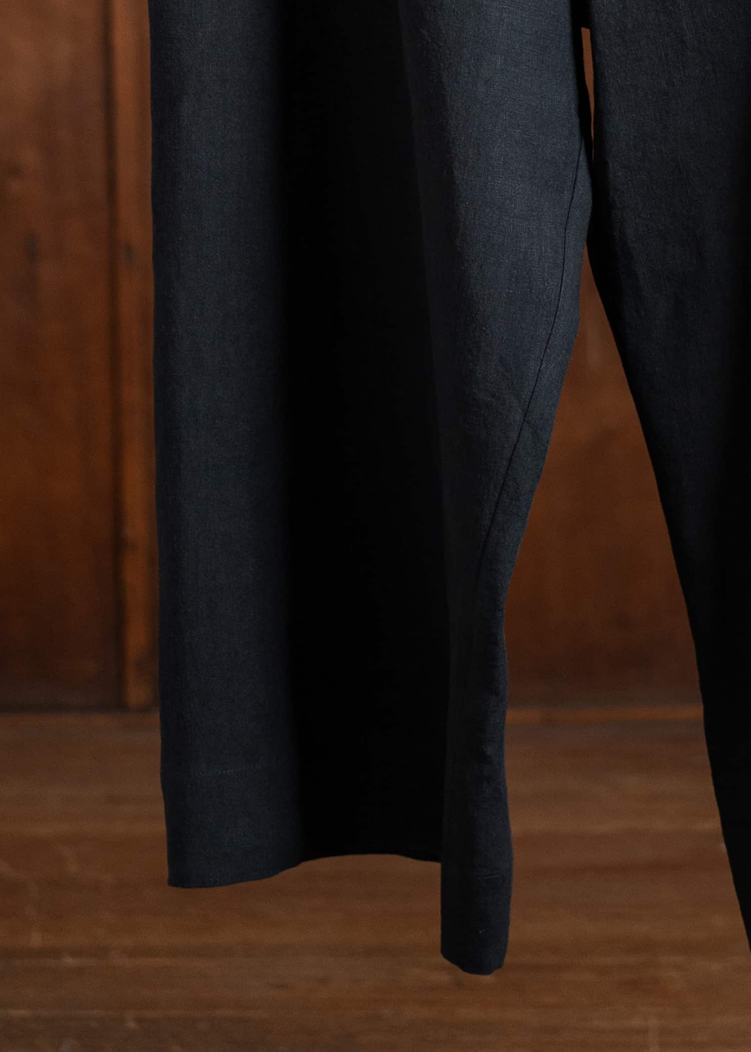 Peng Tai PTS25M12-2 Waist Drawstring Pants BLACK