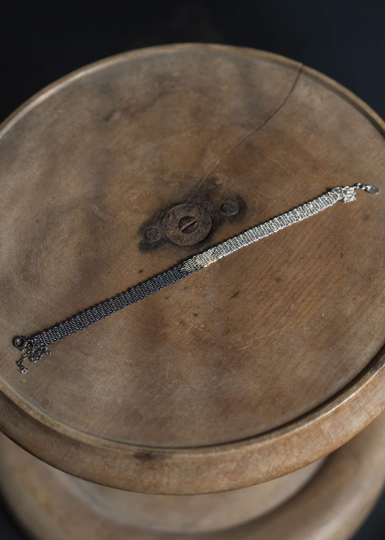 17 STEPHANIE SCHNEIDER SILVER CHAIN BRACELET