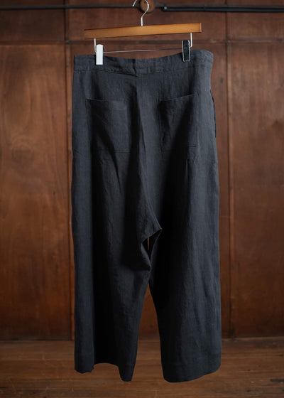 Peng Tai PTS25M12-2 Waist Drawstring Pants BLACK