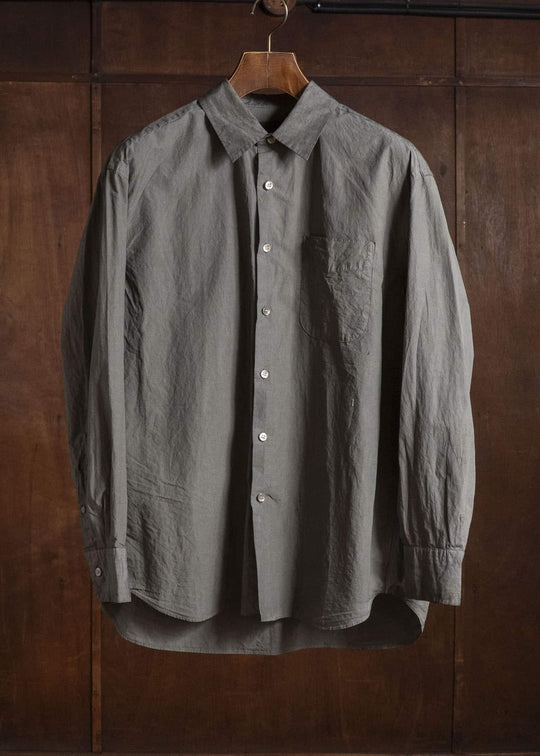 YOKO SAKAMOTO YS-26AW-78-MUGWORT Regular Collar Shirt MUGWORT