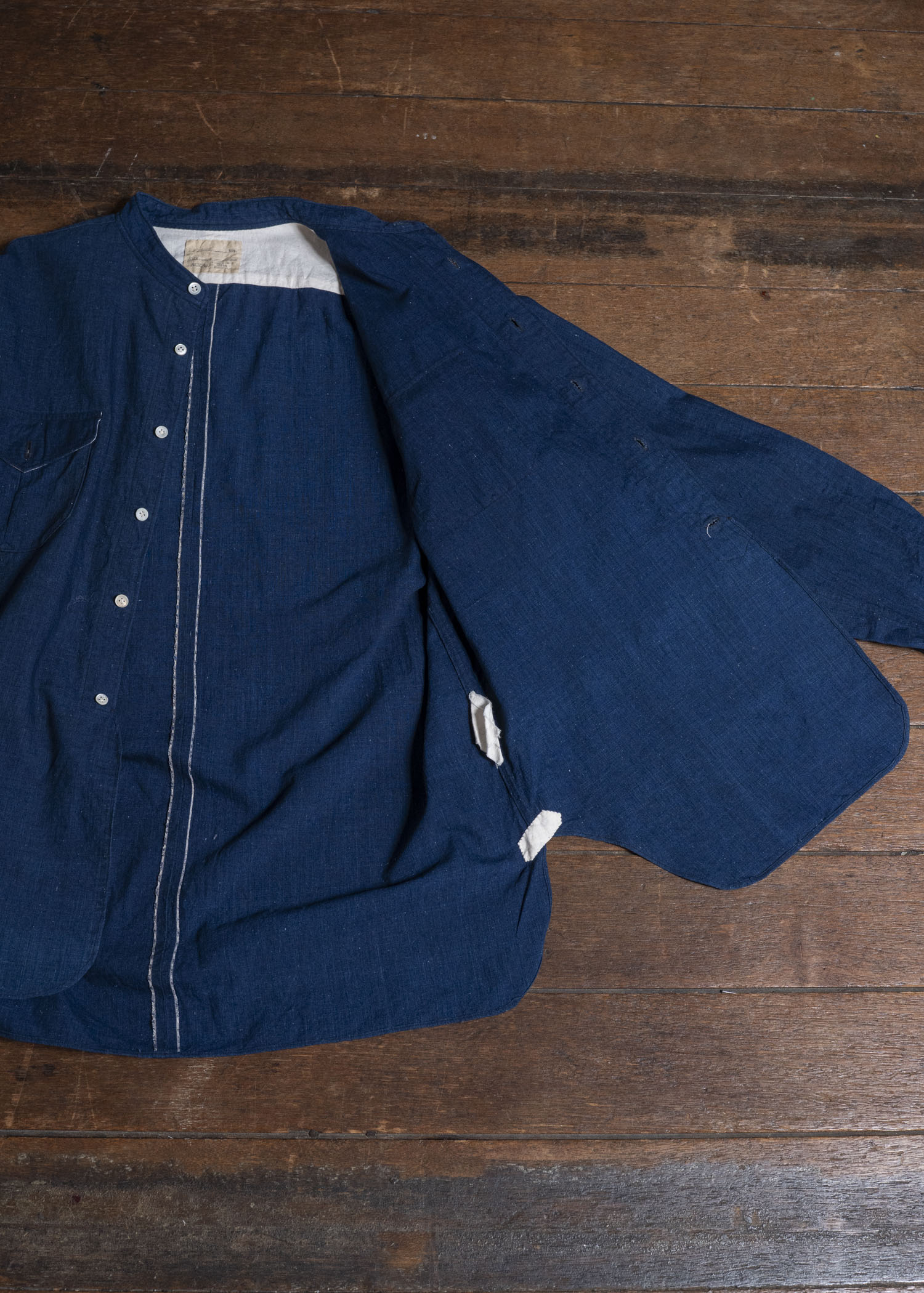 NORA Collarless Shirt