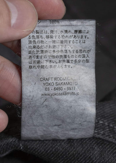 YOKO SAKAMOTO DENIM JACKET DYED