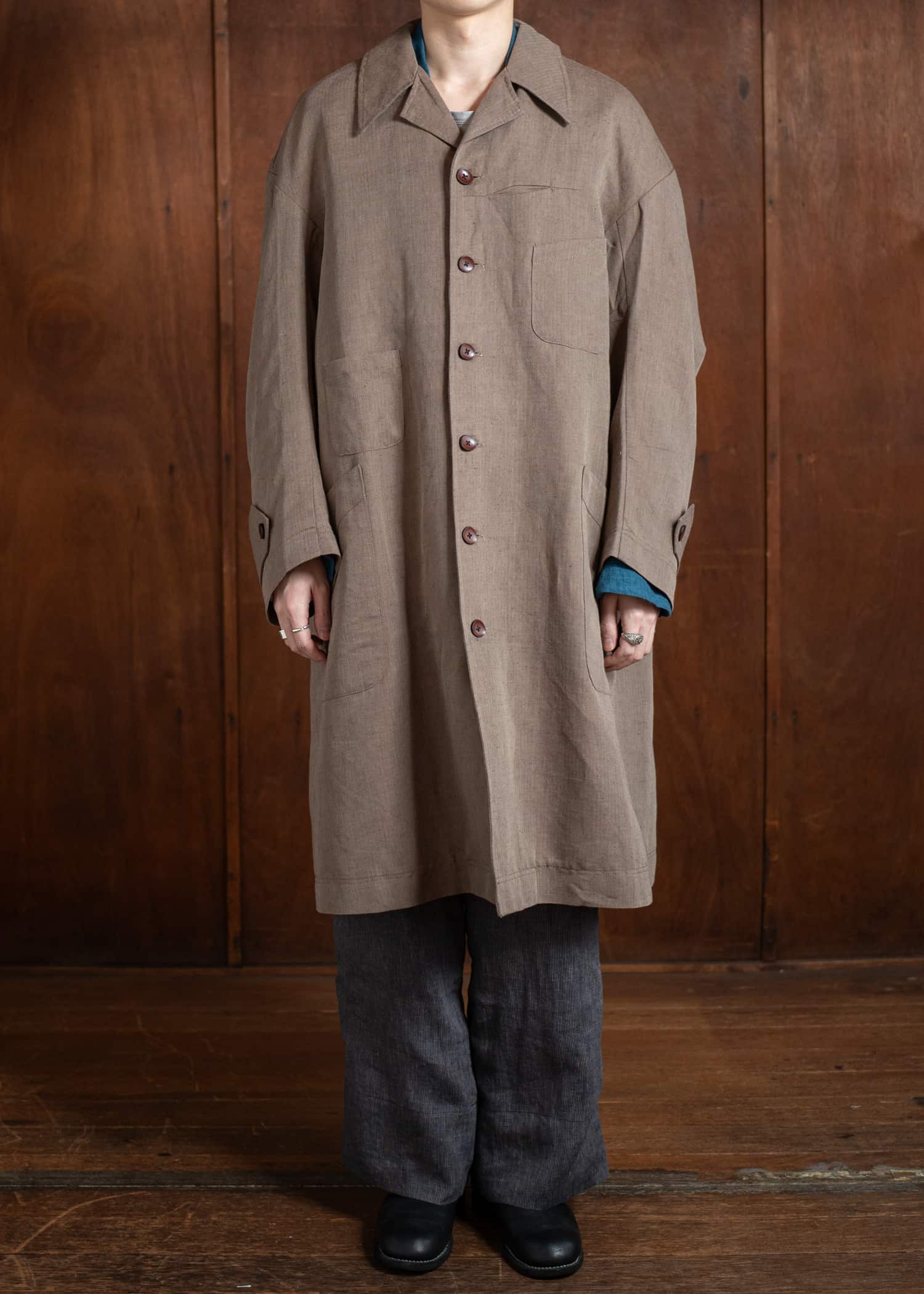 Peng Tai PTS25M11-1 Summer Long Jacket KHAKI