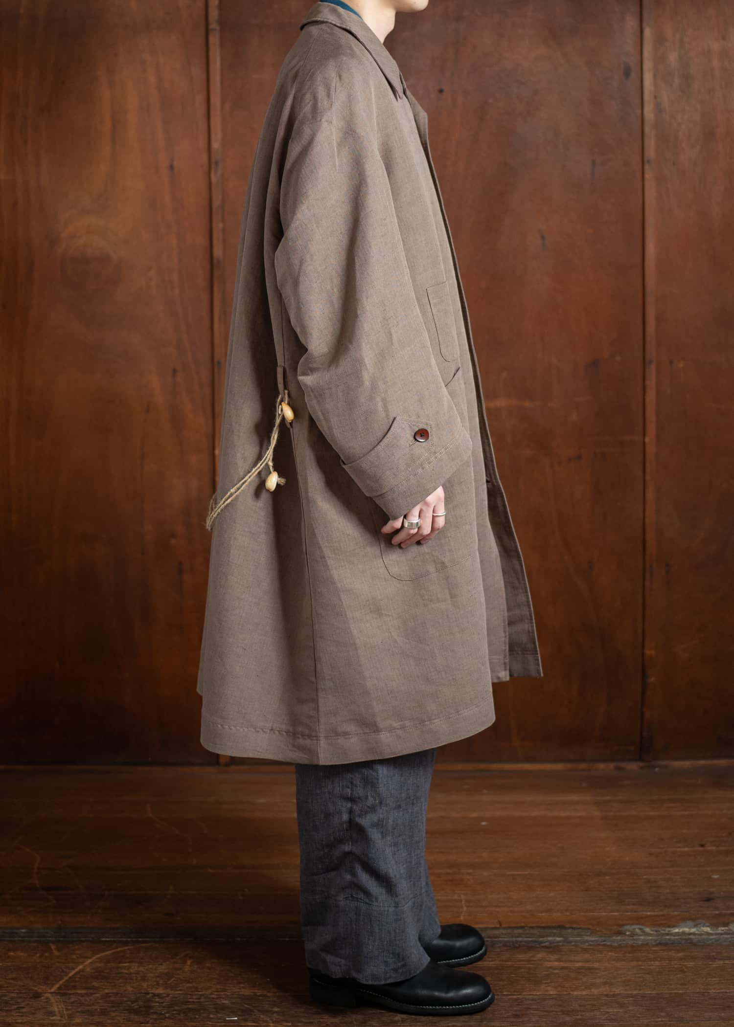 Peng Tai PTS25M11-1 Summer Long Jacket KHAKI