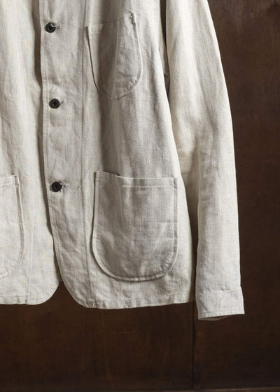 evan kinori LINEN WORK JACKET