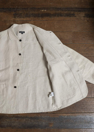 evan kinori LINEN WORK JACKET