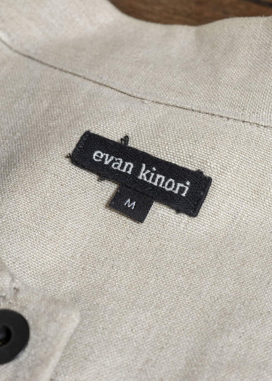 evan kinori LINEN WORK JACKET