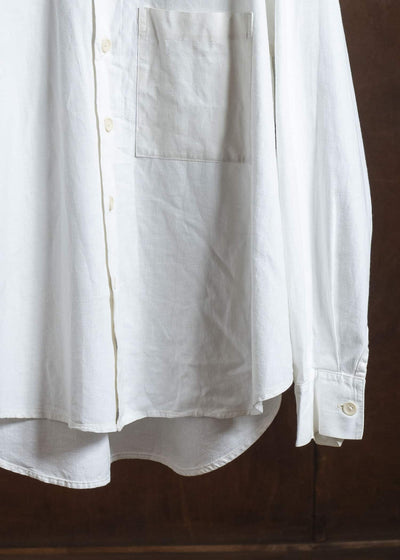 evan kinori LOOSE FIT LINEN SHIRT