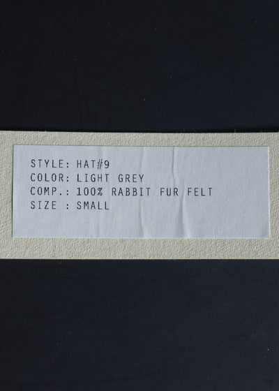 JAN-JAN VAN ESSCHE HAT#9 RABBIT FAR FELT