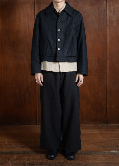 Peng Tai PTS25M10-2 Semi-Denim Jacket BLACK