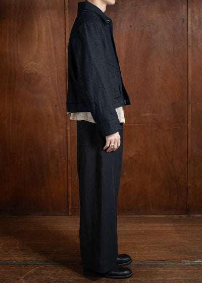 Peng Tai PTS25M10-2 Semi-Denim Jacket BLACK