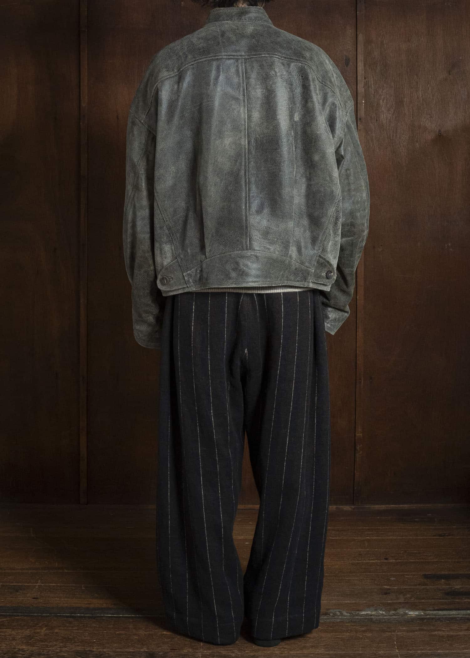 ZIGGY CHEN LEATHER BOMBER JACKET 0M2630401