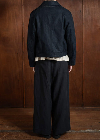 Peng Tai PTS25M10-2 Semi-Denim Jacket BLACK