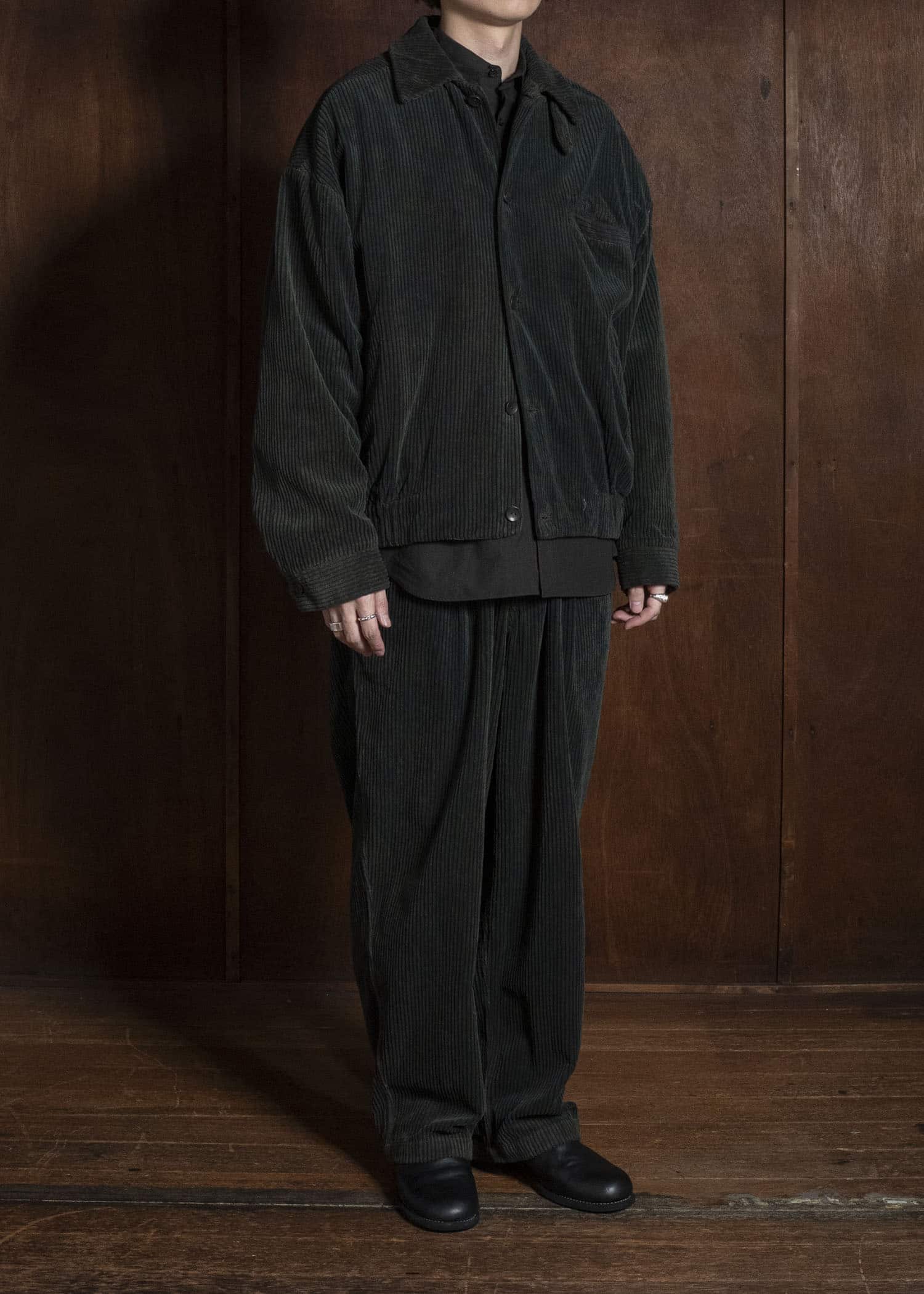 MARK.S MS0103 EASY WIDE PANTS FUKUGI MIX