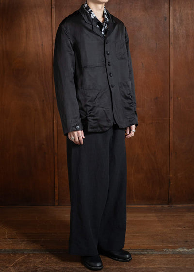 Peng Tai PTS25M12-2 Waist Drawstring Pants BLACK