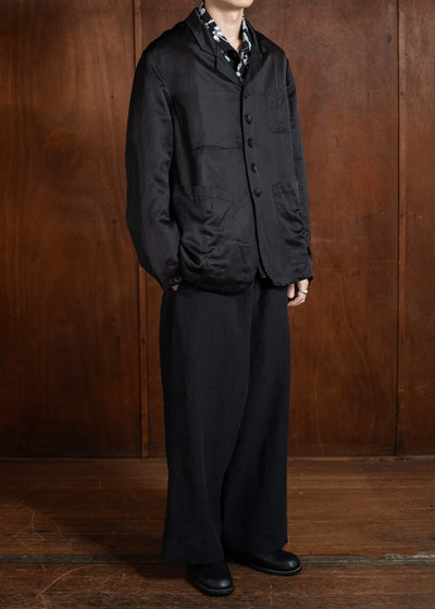 Peng Tai PTS25M12-2 Waist Drawstring Pants BLACK