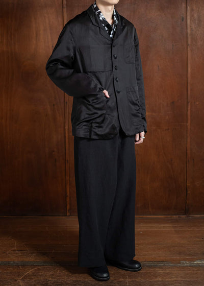 Peng Tai PTS25M12-2 Waist Drawstring Pants BLACK