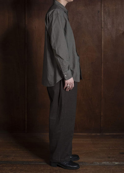 YOKO SAKAMOTO YS-26AW-63-OLIVE Wide Easy Pants OLIVE