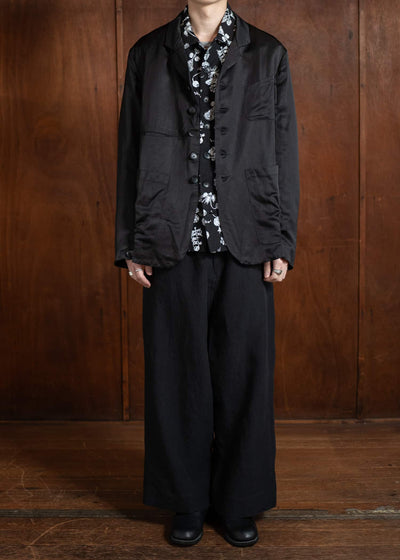 Peng Tai PTS25M12-2 Waist Drawstring Pants BLACK