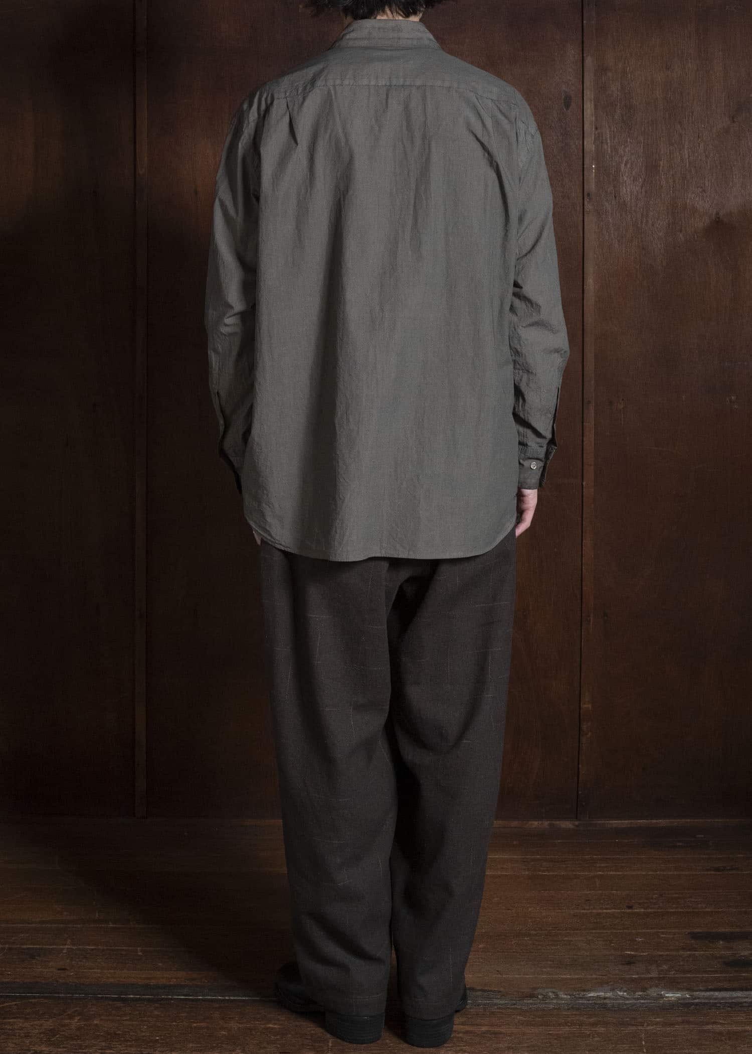YOKO SAKAMOTO YS-26AW-63-OLIVE Wide Easy Pants OLIVE