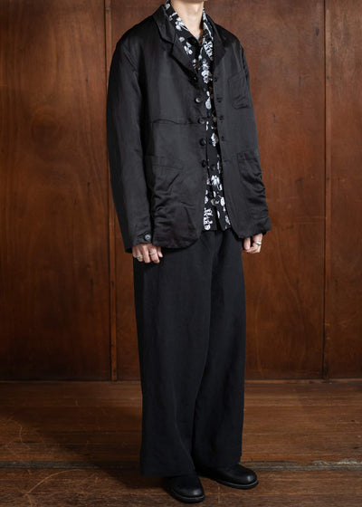 Peng Tai PTS25M12-2 Waist Drawstring Pants BLACK