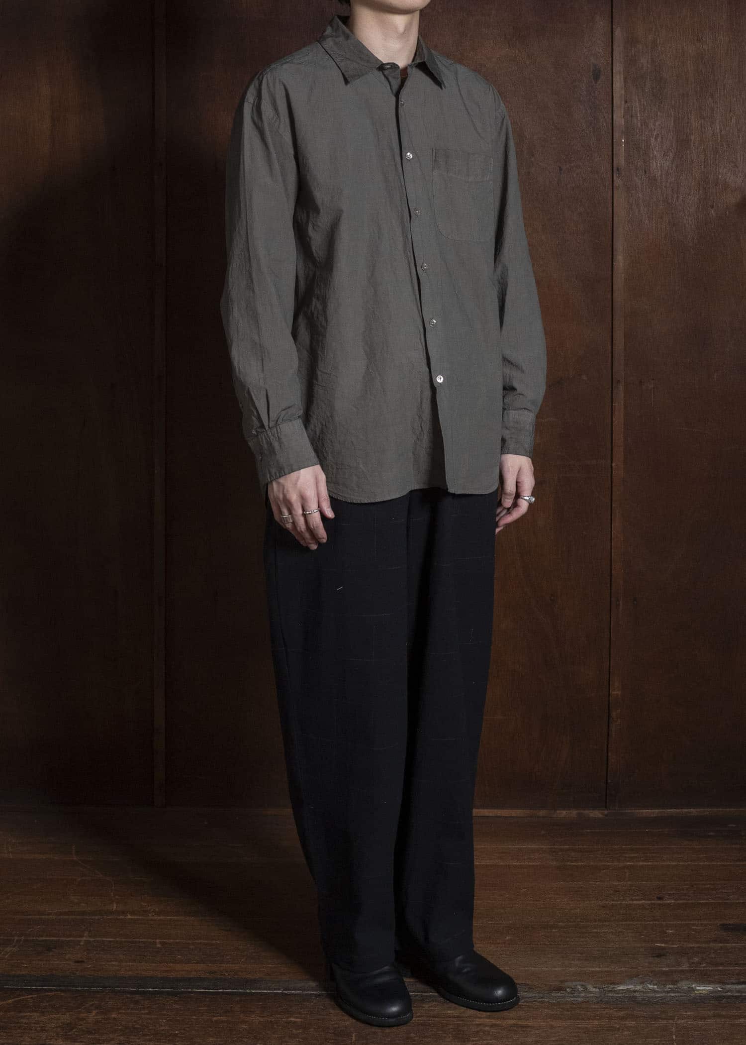 YOKO SAKAMOTO YS-26AW-63-BLACK Wide Easy Pants BLACK