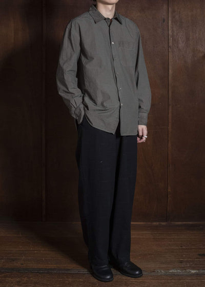 YOKO SAKAMOTO YS-26AW-63-BLACK Wide Easy Pants BLACK