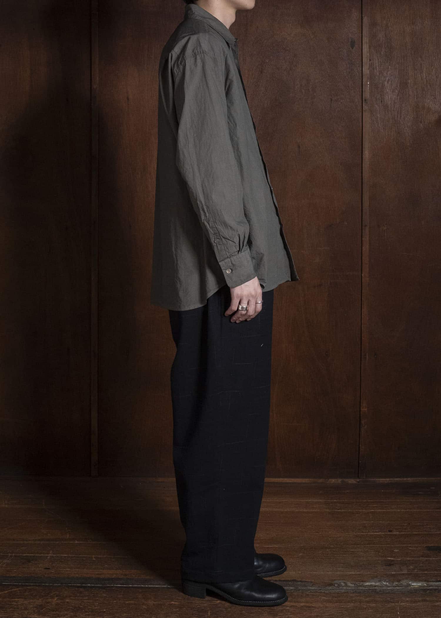 YOKO SAKAMOTO YS-26AW-63-BLACK Wide Easy Pants BLACK