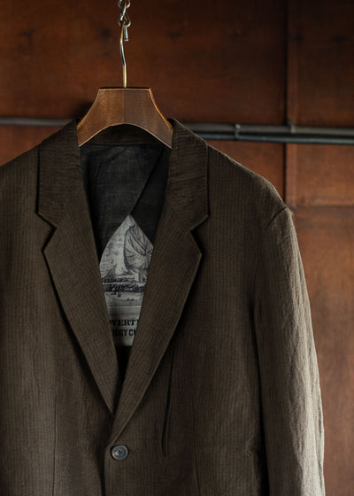 ZIGGY CHEN CLASSIC SINGLE BREASTED BLAZER 0M2410901